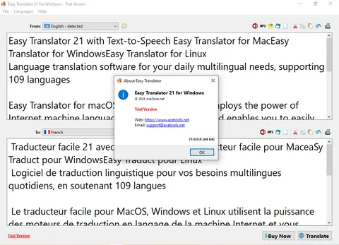Download Easy Translator for Windows, macOS and Linux