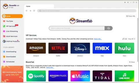 Download StreamFab for Windows, macOS and Android