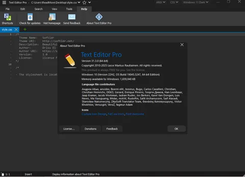 Download Text Editor Pro for Windows
