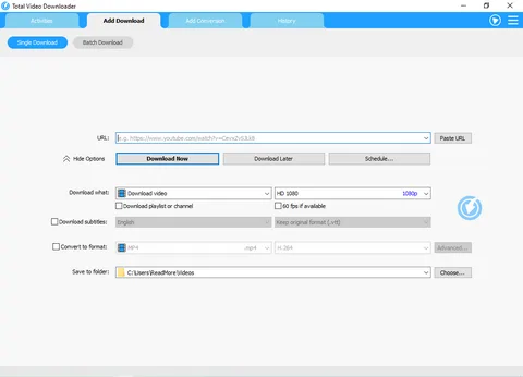 Download Total Video Downloader for Windows