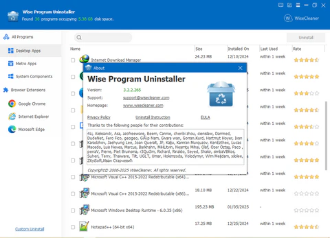 Download Wise Program Uninstaller for Windows