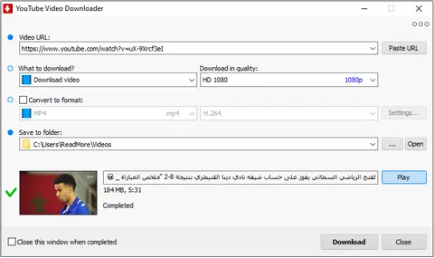Download YouTube Video Downloader for Windows