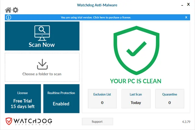 Watchdog Anti Malware For Windows